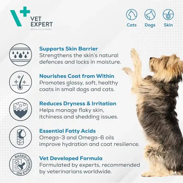 Vet Expert VetoSkin Köpek ve Kedi Tüy ve Deri Vitamini