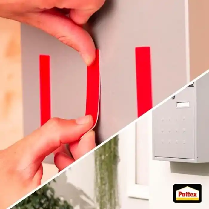 Pattex Double Montage Çift Taraflı Montaj Bandı, İç ve Dış Mekanlar İçin Uygun Ekstra Güçlü ve Dayanıklı Bant Yapıştırıcı, Beyaz, 19 mm x 1,5 m