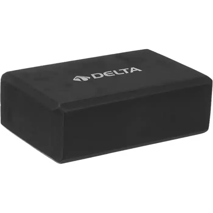 Delta Çiftli Yoga Blok - 2 Adet Yoga Block - Eva Yoga Bloğu Seti,Siyah