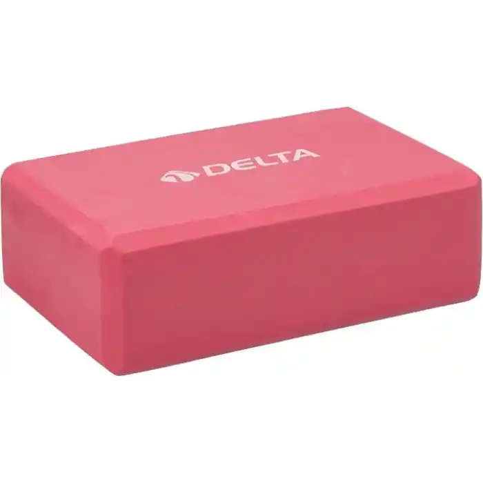 Delta Çiftli Yoga Blok - 2 Adet Yoga Block - Eva Yoga Bloğu Seti,Fuşya