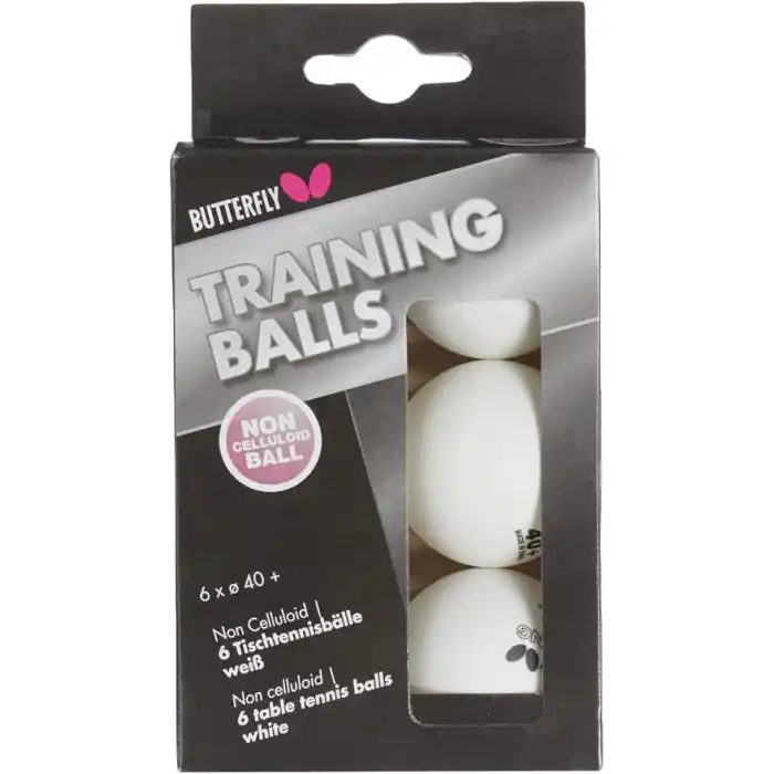 Butterfly Yetişkin Top Training Balls 40+ 6lı Beyaz