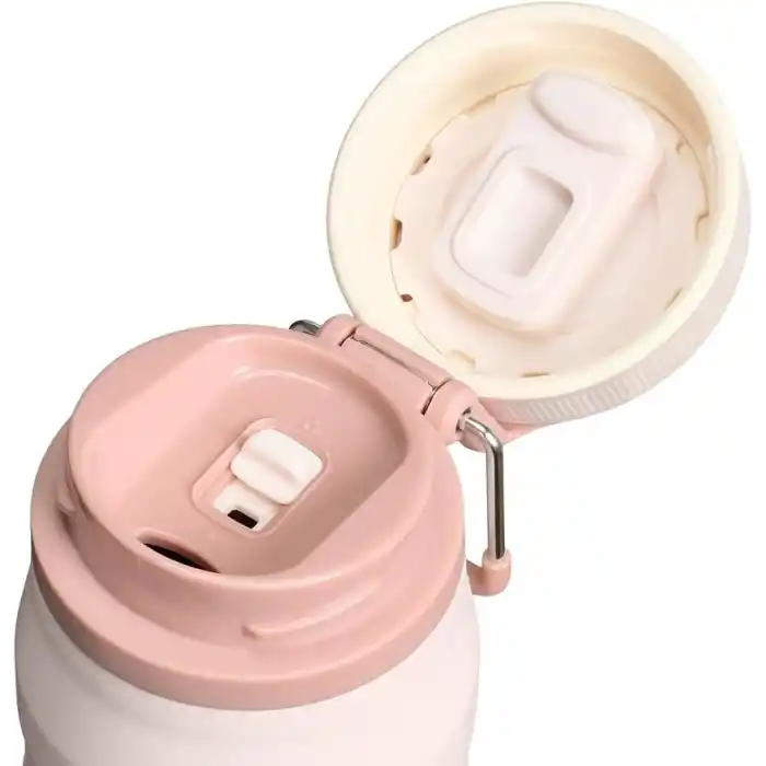Stanley The IceFlow Twist & Flip Termos Su Şişesi, Pembe Kuvars (Rose Quartz), 0.70 Litre