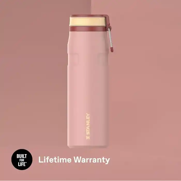 STANLEY The IceFlow™ Twist & Flip Termos Su Şişesi 0.7 Litre - Peach Rose | Paslanmaz Çelik