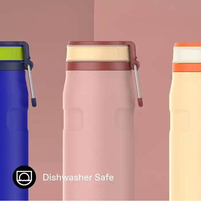 STANLEY The IceFlow™ Twist & Flip Termos Su Şişesi 0.7 Litre - Peach Rose | Paslanmaz Çelik