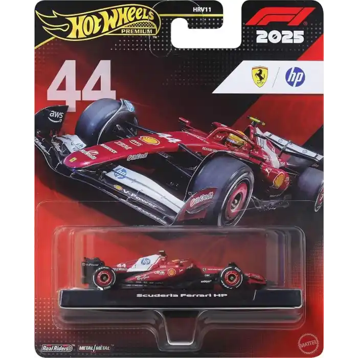Hot Wheels F1 Ferrari Hamilton 1:64 ölçekli, JKD86