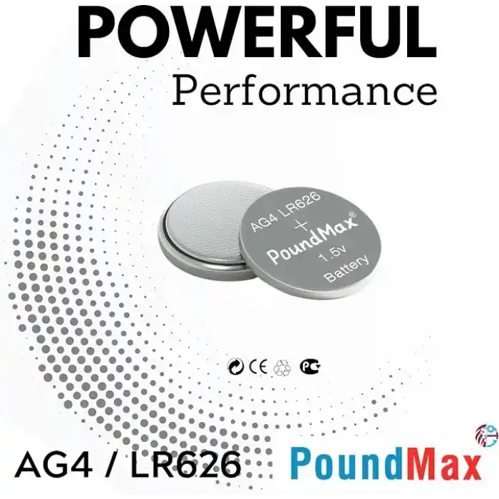 10 Adet AG4 376 377 SR626 SR626SW LR66 1.5v PoundMax Düğme pil, Alkalin saat pili, çocuklara dayanıklı ambalaj, küçük elektronik cihazlar için,ölçüm cihazları ve hesap makineleri