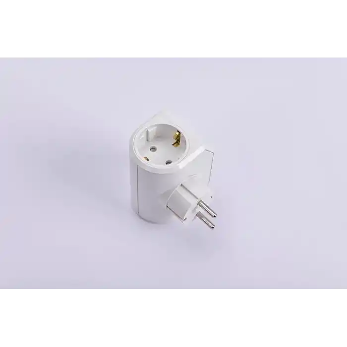 Viko Yonca Plus Beyaz Üçlü Topraklı Priz Çarpma Karşıtı