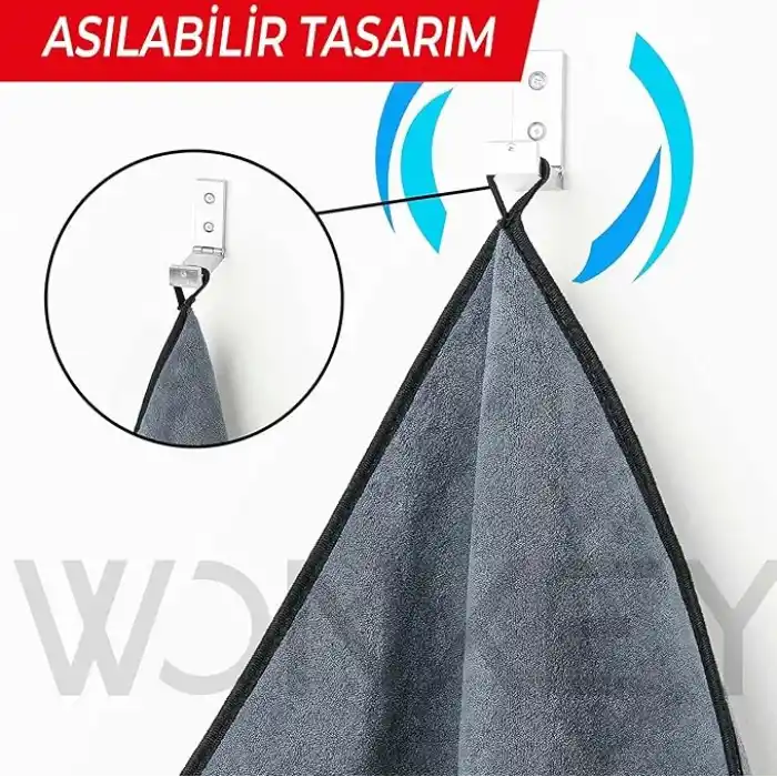 Wonkey Sporcu Fitness Antreman Havlusu 30x100 cm, Ultra Hafif ve Hızlı Kuruyan Mikrofiber Spor Havlu, Gym Boks Pilates Tenis Havlusu (2 Adet 30x100, Gri)