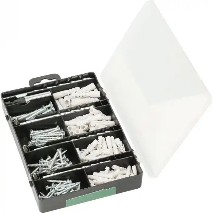 Bosch Professional Accessories Bosch Diy 173 Parça Aksesuar & Sabitleme Seti, Matkap ucu, Vidalama ucu, Vida, Dübel, Üniversal Tutucu, Yeşil