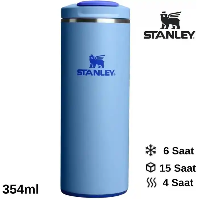 Stanley The Transit Fliptop Mug 0.35 L Termos Kupa Bardak Matara Mavi, 10-13063-0052