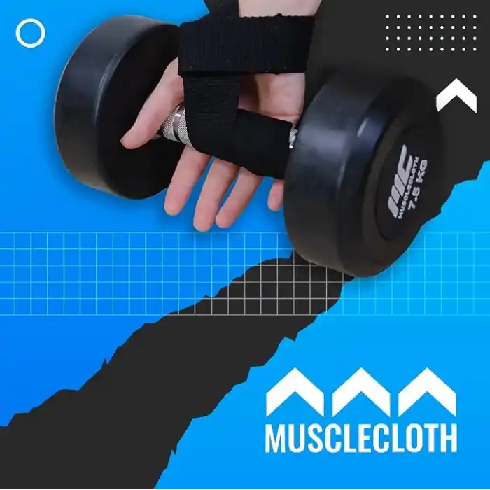 MuscleCloth Lifting Strap Siyah
