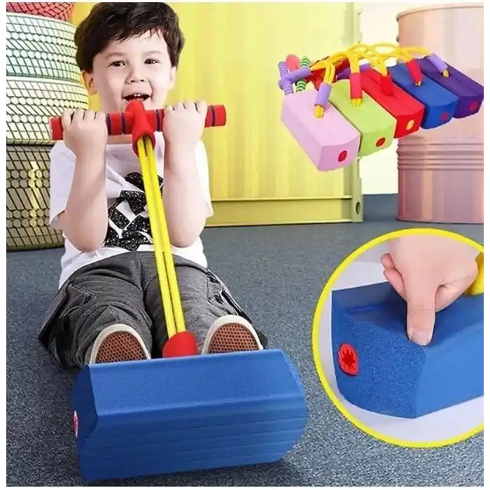 DUFFA Çocuklar İçin Atlama Zıplama Oyuncağı Zıp Zıp Oyuncak Boy Uzatıcı Eğitici Fiziksel Ve Zihinsel Geliştirici Spor Oyuncak