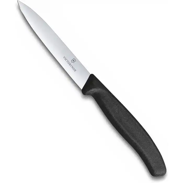 Victorinox 6.7703 SwissClassic 10cm Soyma Bıçağı, Siyah