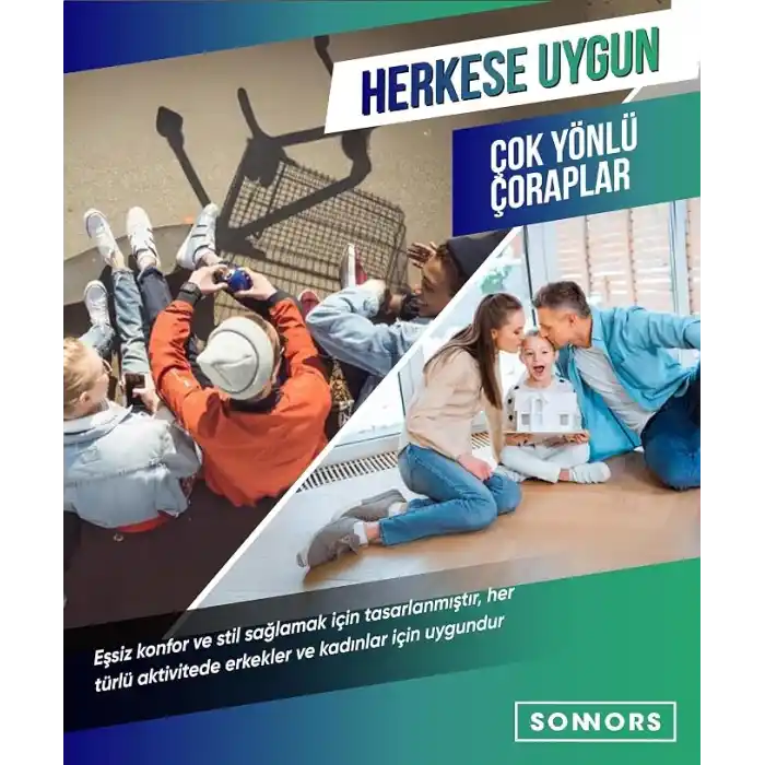 SONNORS 6 Çift Uniseks Sneaker Kadın Erkek Çorap - Organik Pamuk Patik Spor Çorabı - Kısa Çorap Dikişsiz Rahat Kalıp - Beyaz Siyah Gri