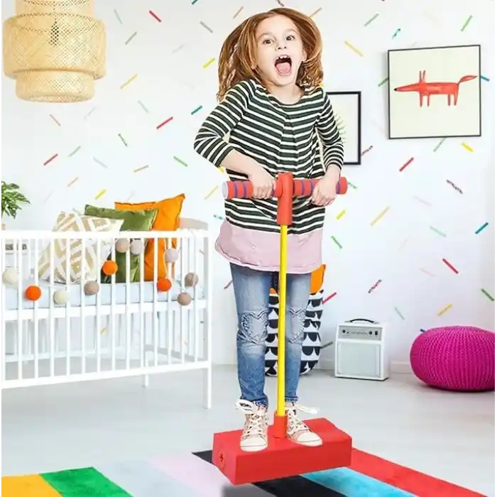 Busstier Çocuklar İçin Zıplama ve Büyüme Destekleyici Spor Aleti - Eğlenceli ve Geliştirici Zıplama Egzersizi, Pogo Stick