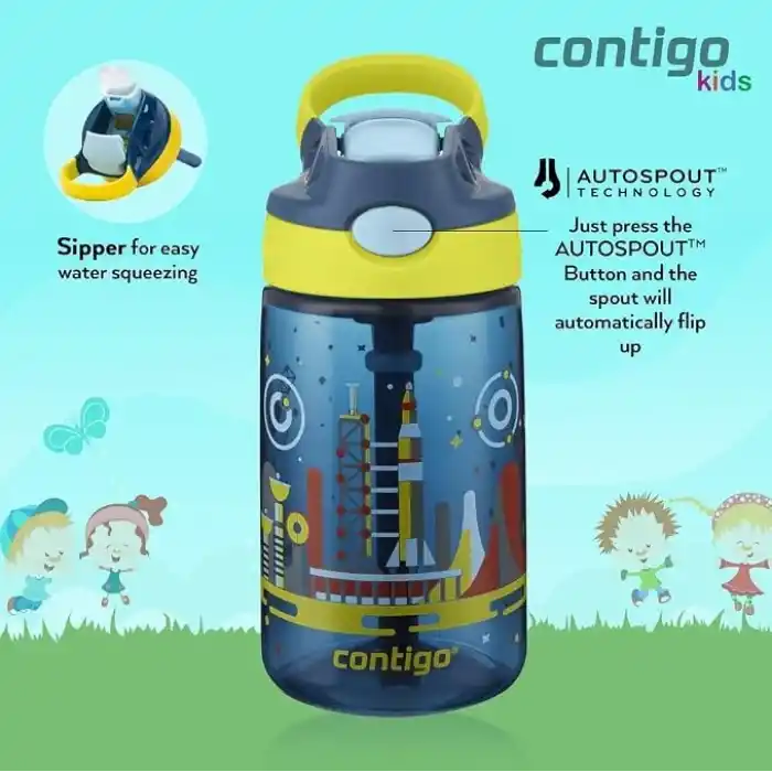 Contigo Gizmo Flip Kedicikler Tritan Çocuk Suluğu 420 mL Pembe