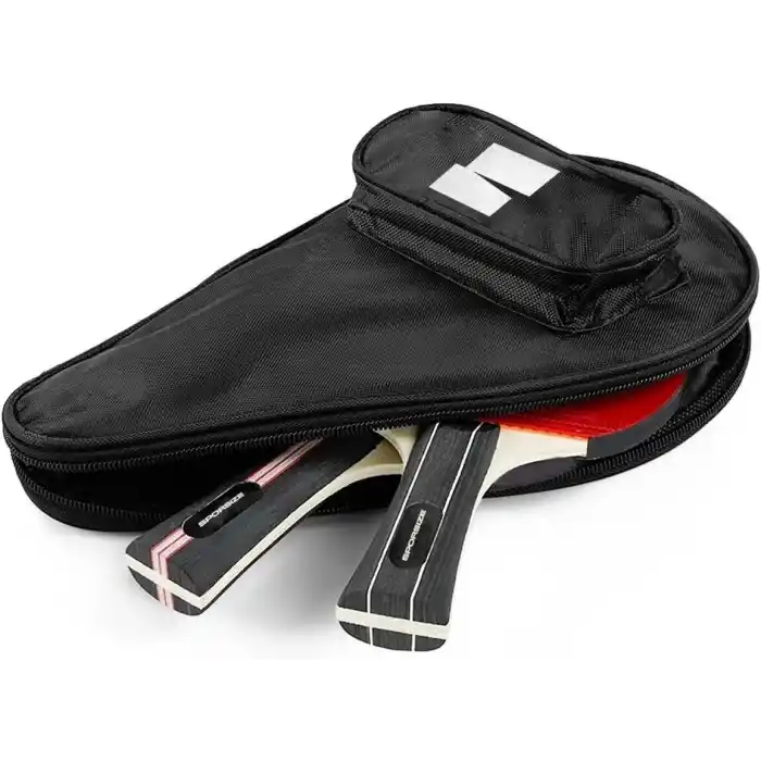Sporsize Table Tennis Racket Cover Masa Tenisi Raketi Kılıfı Çantası Siyah (Black)