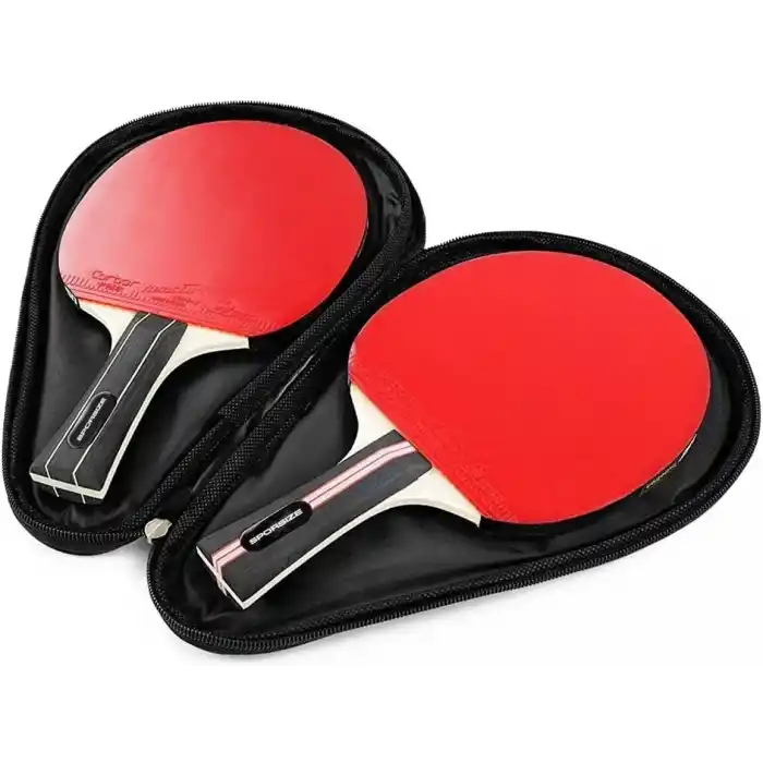 Sporsize Table Tennis Racket Cover Masa Tenisi Raketi Kılıfı Çantası Siyah (Black)