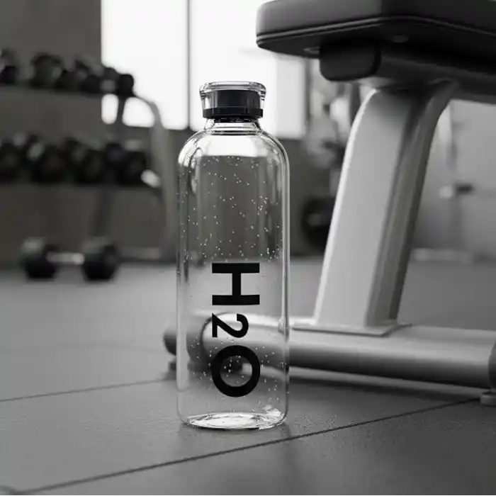Deconox 1000 ml Renkli Kapaklı Borosilikat Cam Matara, Sızdırmaz Çevirmeli Vakumlu Kapaklı Suluk, Isıya Dayanıklı Geniş Ağızlı Detoks ve Su Şişesi (BPA İçermez) (BEYAZ)