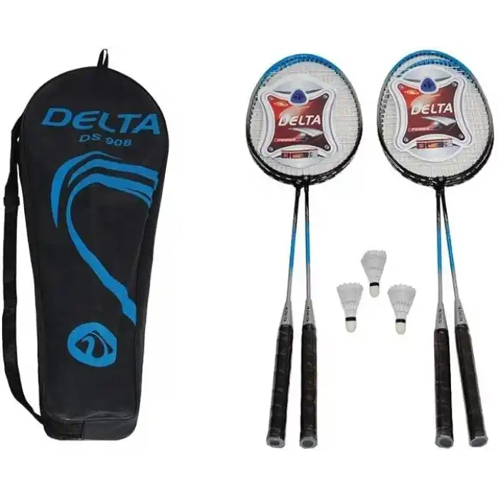 Delta Unisex Çantalı Badminton Raketi, Çok Renkli, Tek Beden