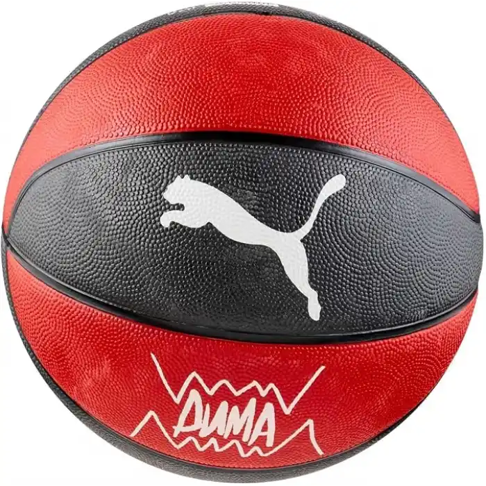 PUMA teamJAWS Basketball Unisex Yetişkin Top PUMA Red-Puma Black 7