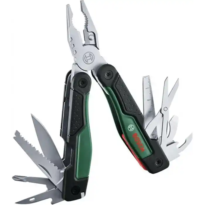 Bosch 16sı 1 arada çok amaçlı alet saklama çantalı, paslanmaz çelik, 158 x 68 x 25 mm
