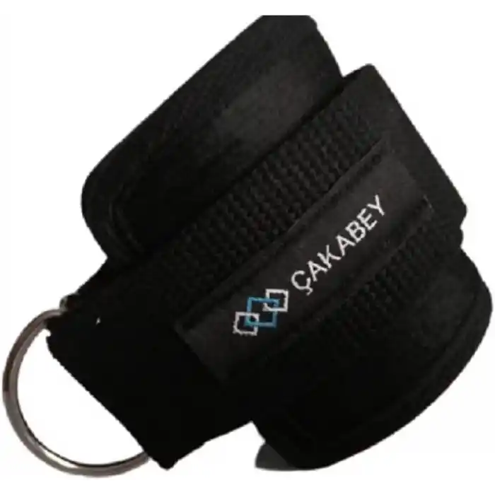 Ankle Straps Fitness Ayak Bileği Ağırlık Çalışma Kemeri Cable Kickback Bilek Aparatı Sağ/sol Takım Siyah