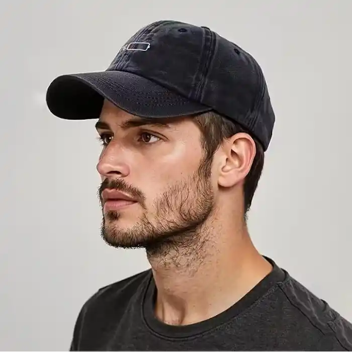 Valkyrie Low Battery Şapka Unisex Vintage Pamuk Ayarlanabilir Baseball Cap Minimal Tasarım Şapka