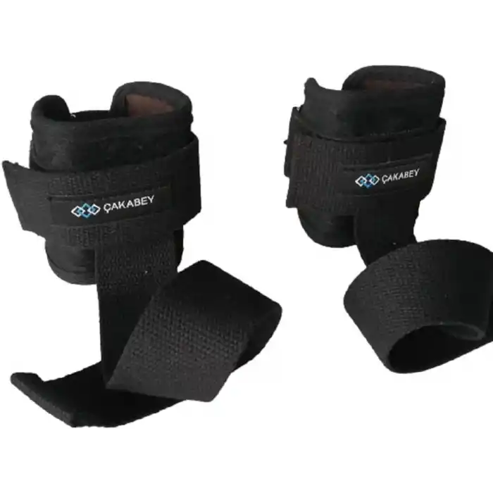 Lifting Straps Siyah Ağırlık Kaldırma Straps Pro Bilek Destekli 1 Çift Bar Kaldırma Kayışı