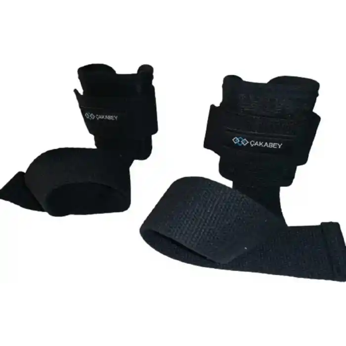 Lifting Straps Siyah Ağırlık Kaldırma Straps Pro Bilek Destekli 1 Çift Bar Kaldırma Kayışı