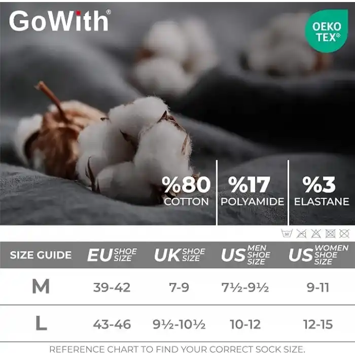 GoWith 4’lü-8li Siyah Renkli Çubuk Desenli Pamuk Erkek Patik Çorap - Bilek Boy Kısa Spor Koşu Yürüyüş Çorabı 3143