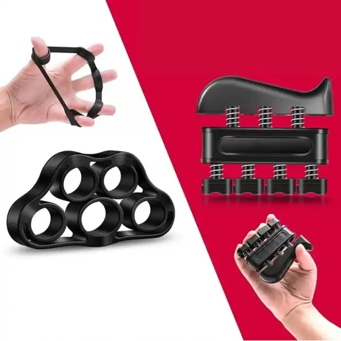 Spor Aletleri Seti, El ve Bilek Kas Güçlendirici Set, 5 Parça El, Kol ve Parmak Egzersiz Seti, Egzersiz Seti, El Kavrama Güçlendirici