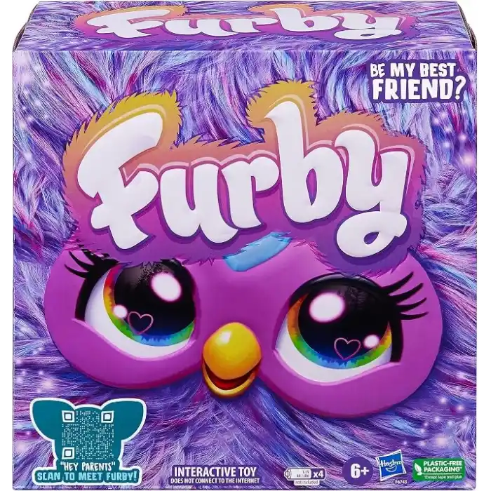 Furby Mor İnteraktif Pelüş Oyuncak - İngilizce versiyonu