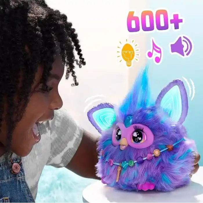 Furby Mor İnteraktif Pelüş Oyuncak - İngilizce versiyonu