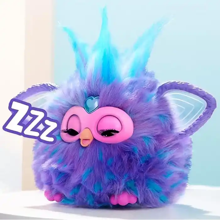 Furby Mor İnteraktif Pelüş Oyuncak - İngilizce versiyonu