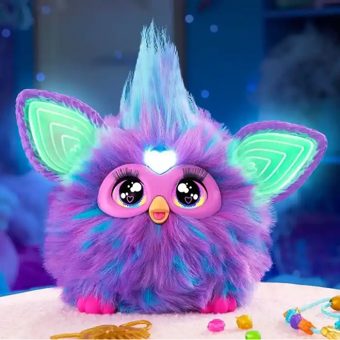 Furby Mor İnteraktif Pelüş Oyuncak - İngilizce versiyonu