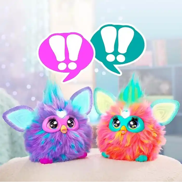 Furby Mor İnteraktif Pelüş Oyuncak - İngilizce versiyonu