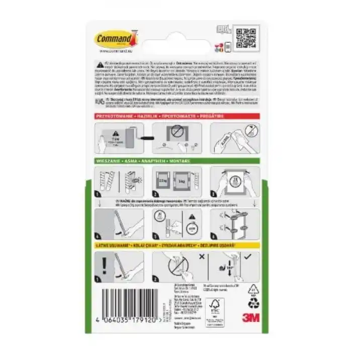 Command 17204-4PK Orta Boy Çerçeve Asma Bantları25