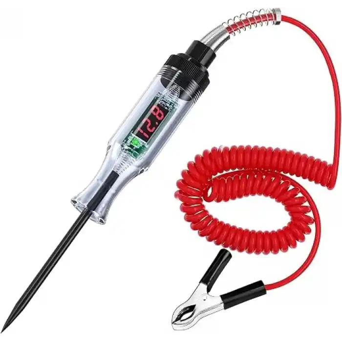 AEE® 6V/12V/24V Dijital LED Otomotiv Devre Test Cihazı – Voltaj, Süreklilik ve Sigorta Test Kalemi