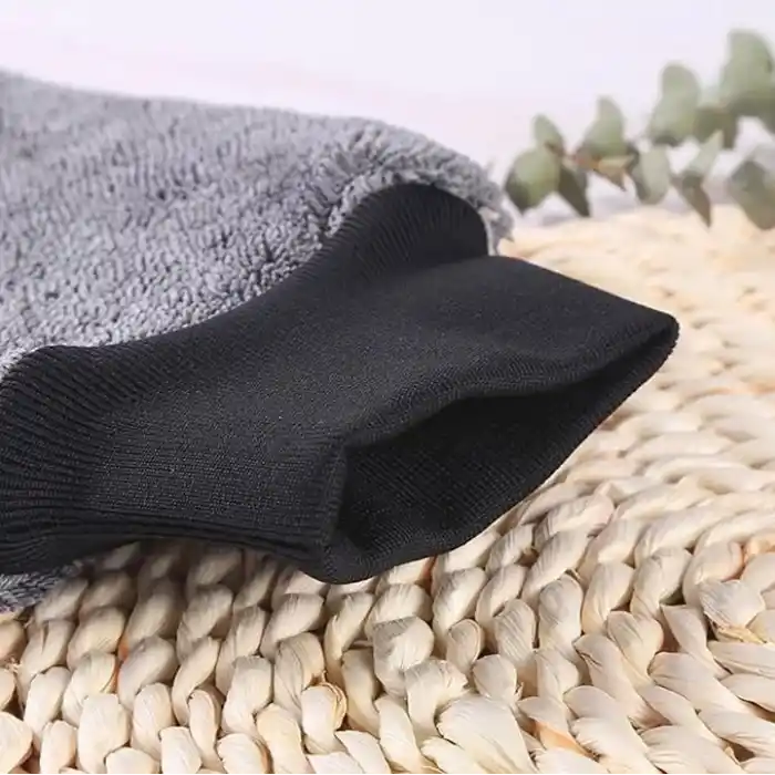 WONKEY - Mikrofiber Oto Yıkama Eldiveni ve Araç Pasta Cila Eldiveni - Araba Köpükleme Yıkama ve Mop Temizlik Eldiveni, Otomobil için Ultra Yumuşak Yüksek Emici Kurulama ve Temizleme Eldiven