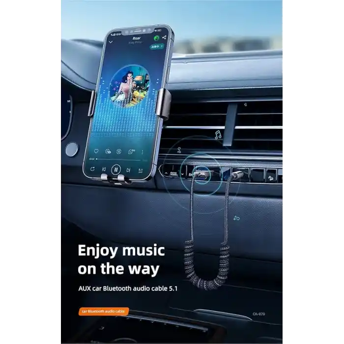 Mcdodo Bluetooth Car Receiver Aux, Gri