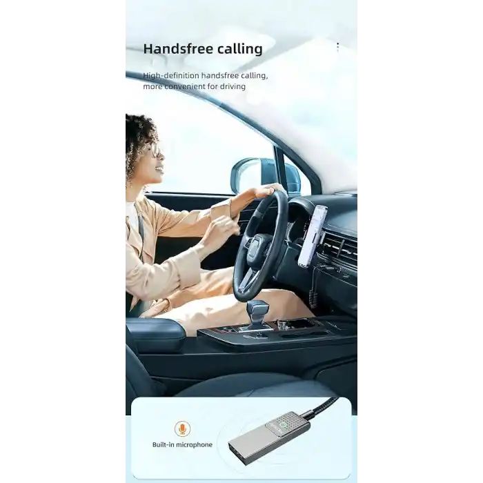 Mcdodo Bluetooth Car Receiver Aux, Gri