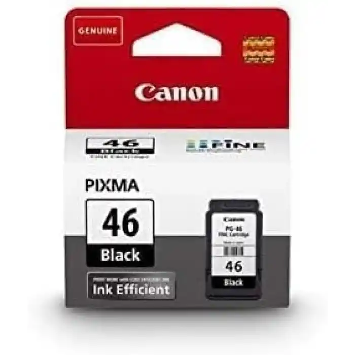 Canon PG-46 Orijinal Siyah Mürekkep Kartuşu, 400 Sayfa Baskı (9059B001)