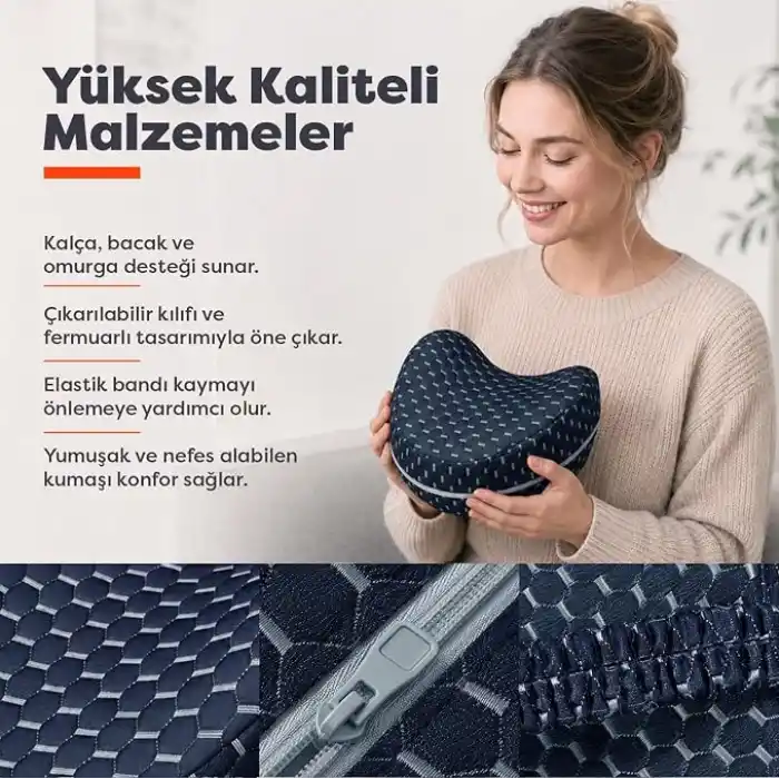 Visco Planet Ortopedik Bacak Arası Yastığı Destekli Pozisyon Yastığı