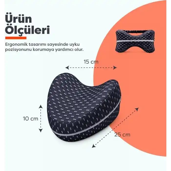 Visco Planet Ortopedik Bacak Arası Yastığı Destekli Pozisyon Yastığı