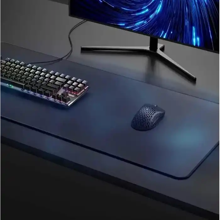 Klasse Pro Black Edition - Dikişli Kenar 70x30, 90x40, 100x50 ve 120x60 cm Oyuncu Gaming Mouse Pad (Siyah, 90x40 cm)