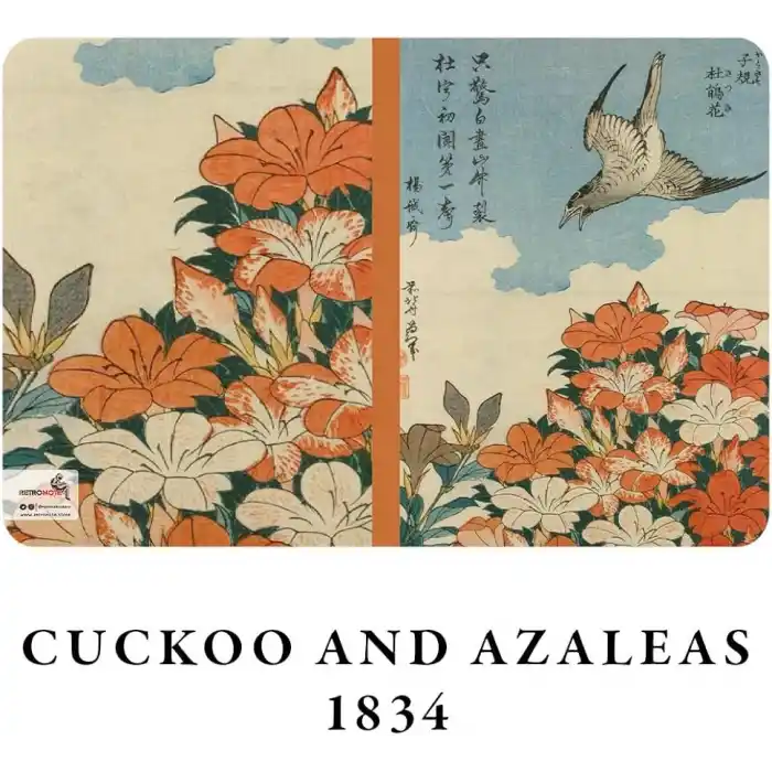 Retronote Hokusai 4lü Defter Seti 1, Mount Fuji Series I, Çizgisiz, 64 Sayfa, 14x21cm