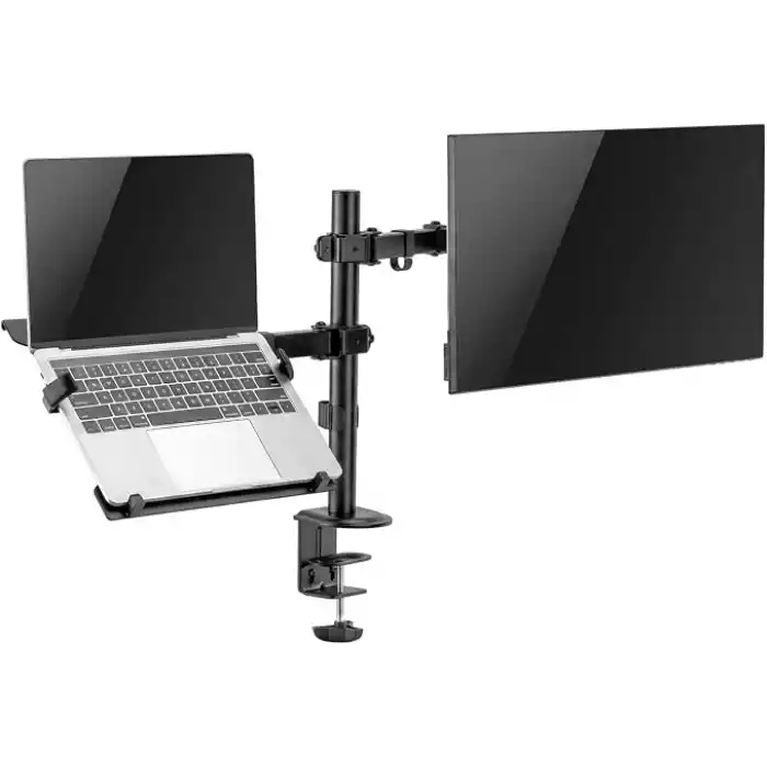 Ergoflex A74L Çift Kol Profosyonel 17-32 Monitör Tutucu ve Laptop Standı