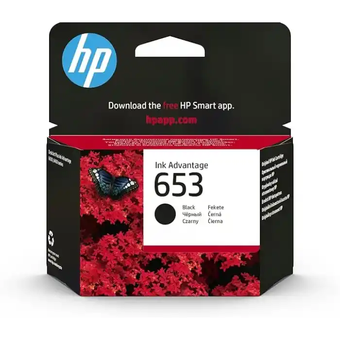 HP 653 Siyah Mürekkep Kartuş 360 Sayfa (3YM75AE)