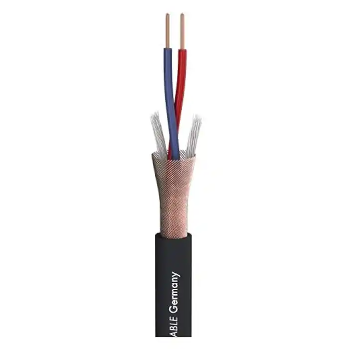 Sommer Cable Yaz Kablo Mikrofon Kablosu Stage 22 Highflex XLR 3 kutuplu Neutrik NC3MXX / XLR 3 kutuplu Neutrik NC3FXX, cırt cırtlı bantlı, siyah (3 m)